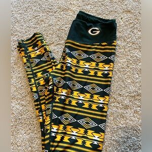 Green Bay Packers leggings size Small